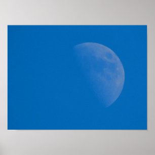 Poster Lua azul do inverno