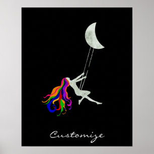 Poster Lua balançando cabeça vermelha Thunder_Cove