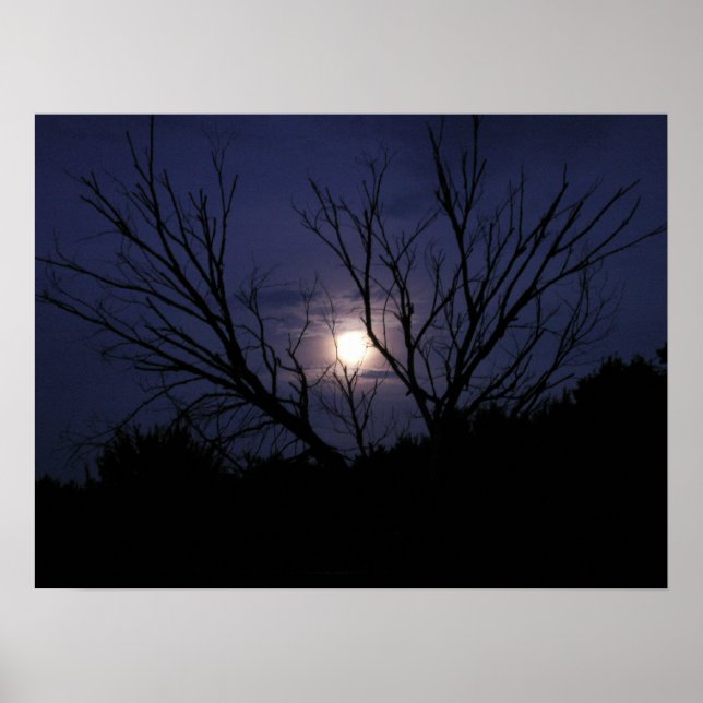 Póster Lua Brilhada (Frente)