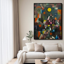 Poster Lua cheia por Paul Klee