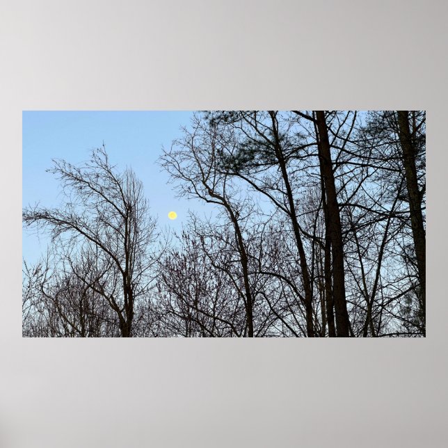 Poster Lua da madrugada, (Frente)