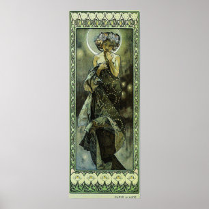 Poster Lua de Alphonse Mucha