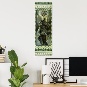 Poster Lua de Alphonse Mucha