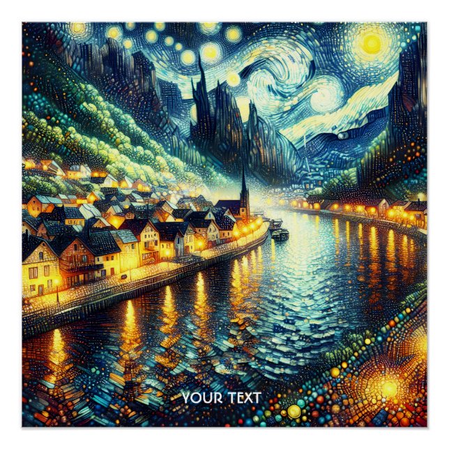Póster Lua de Fantasy Cute River (Frente)