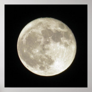 Póster Lua de outubro