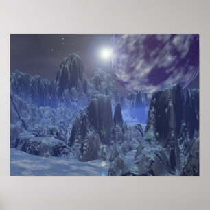 Póster Lua do gelo