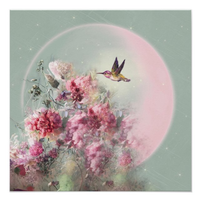 Póster Lua E Flores - Poster (Frente)