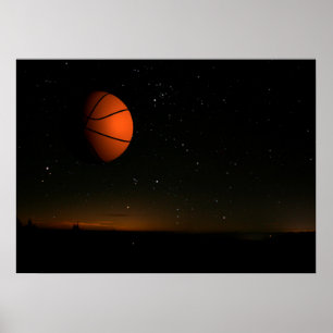 Poster Lua laranja