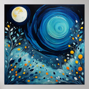 Poster Lua No Jardim 804