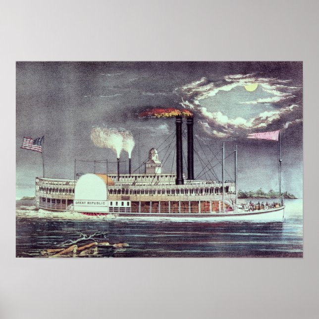 Póster Lua no Mississippi (Frente)