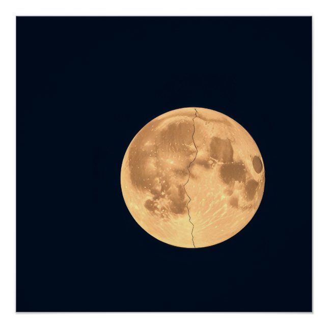 Póster Lua Rachada (Frente)