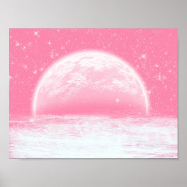 Poster Lua Rosa (Frente)