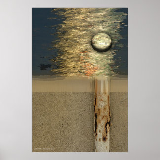 Poster Lua sobre Birch por Gregory Gallo