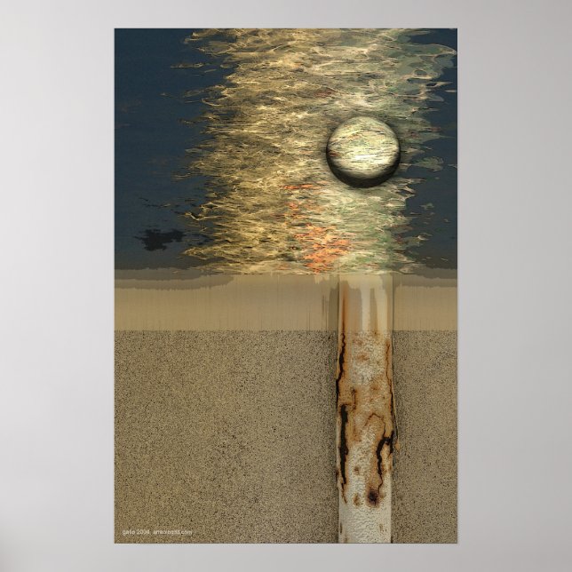 Poster Lua sobre Birch por Gregory Gallo (Frente)