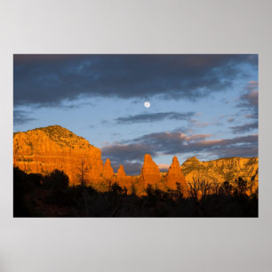 Poster Lua sobre Sedona, Arizona 2226