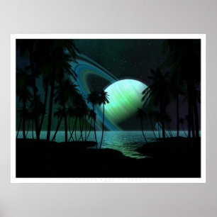 Poster Lua Tropical de Tétis
