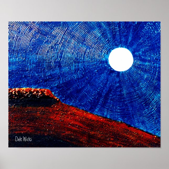Póster Lua Vibrante (Frente)