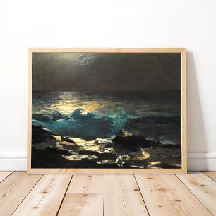 Poster Lua, Wood Island Light por Winslow Homer.