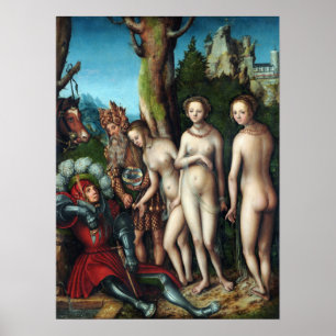 Poster Lucas Cranach, o Velho O Julgamento de Paris