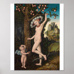 Poster Lucas Cranach, O Velho - Reclamação Cupido