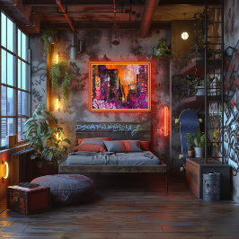 Póster Luces y Sombras de Ciudad: Graffiti Metropolitano