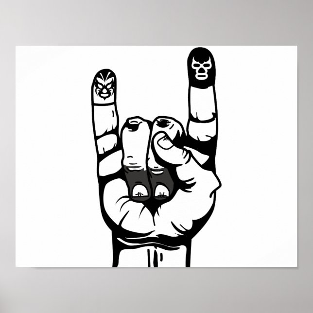 Poster lucha de dedos (Frente)