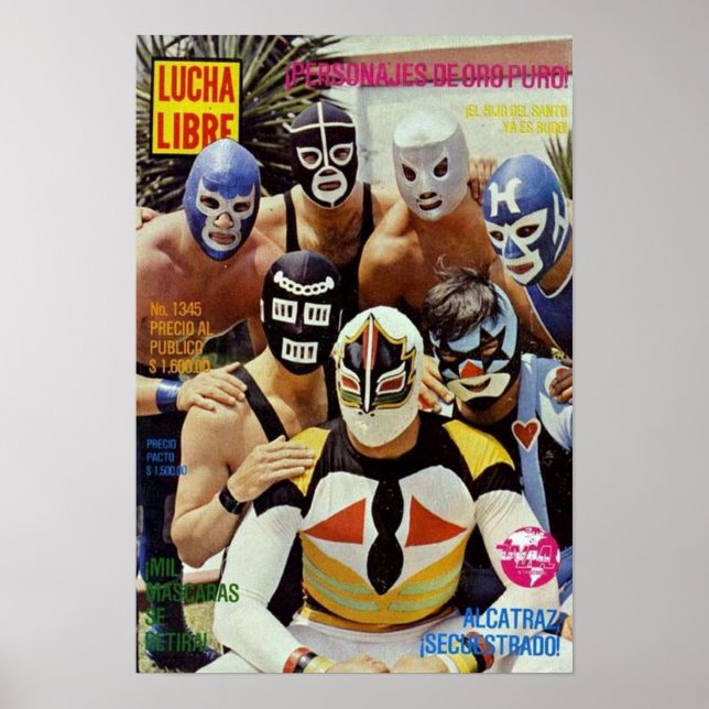 Poster Lucha Libra Group Shot (Frente)