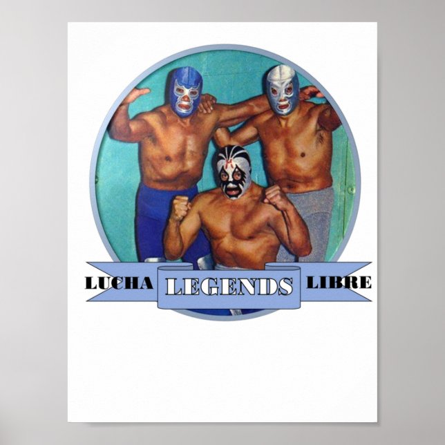 POSTER LUCHA LIBRE LEGENDS (Frente)