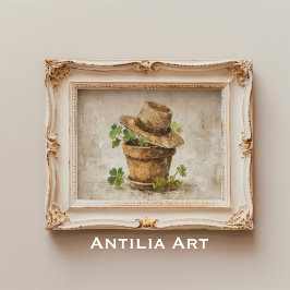 Poster Lucky Charm Ainda Vive Quatro Folhas De Folha E Sh