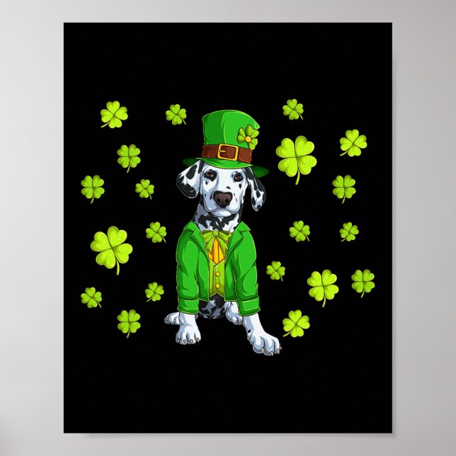 Poster Lucky Colombian St Patricks Day Shamrock Irish Her (Frente)