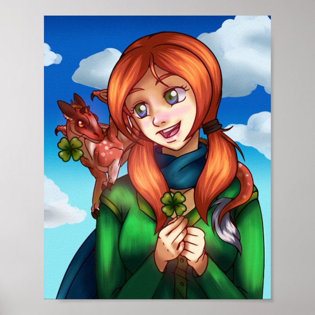 Poster Lucky Girl (Frente)