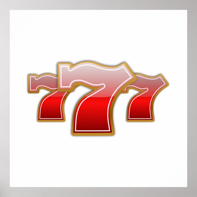 Póster Lucky Sevens - Loja de Máquina (Frente)