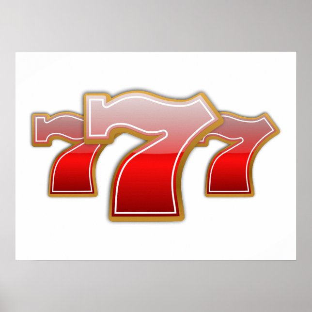 Poster Lucky Sevens - Loja de Máquina (Frente)