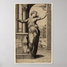 Poster Lucretia - Suicídio de Lucretia - Raimondi