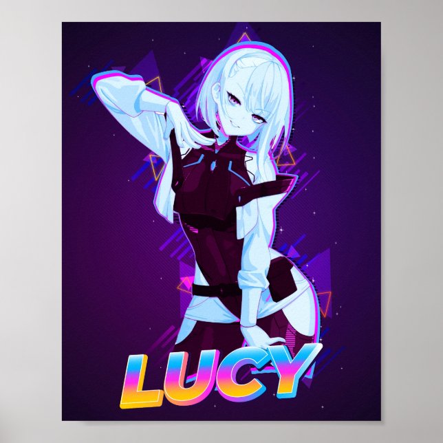 Poster Lucy Cyberpunk Edgerunners (Frente)