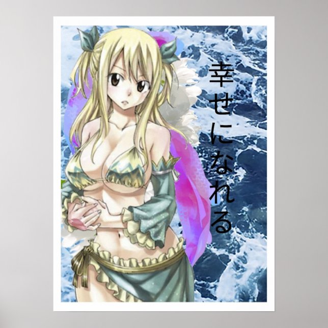 Poster Lucy Heartfilia Fairy Tail (Frente)
