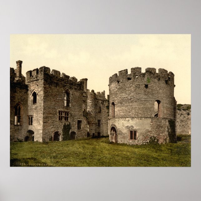 Póster Ludlow Castle I, Shropshire, Inglaterra (Frente)