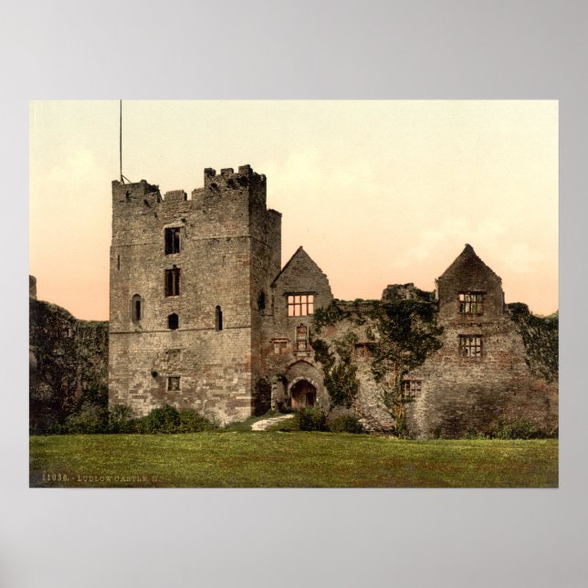 Póster Ludlow Castle II, Shropshire, Inglaterra (Frente)