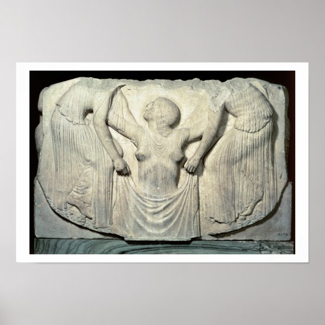 Poster Ludovisi Throne, detalhe mostrando o Nascimento de (Frente)