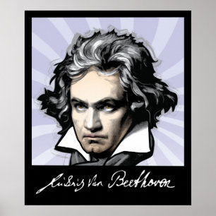 Poster Ludwig van Beethoven