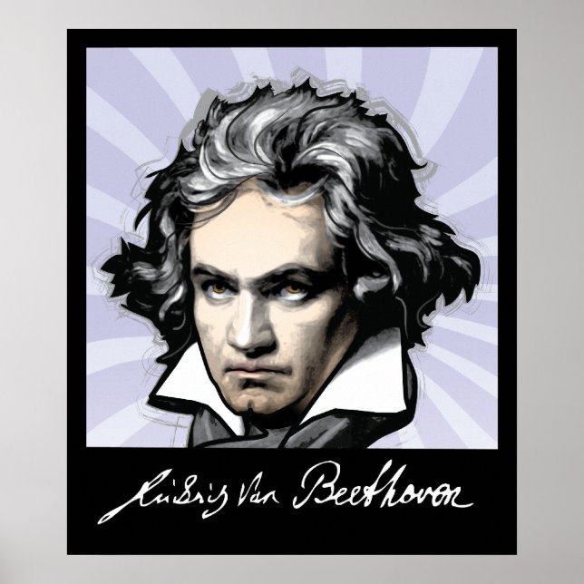 Poster Ludwig van Beethoven (Frente)