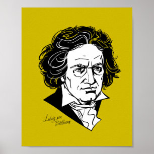 Poster Ludwig van Beethoven