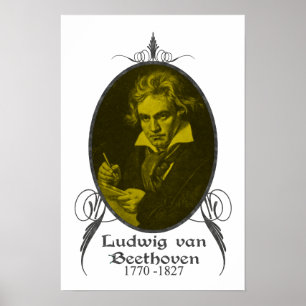 Poster Ludwig van Beethoven