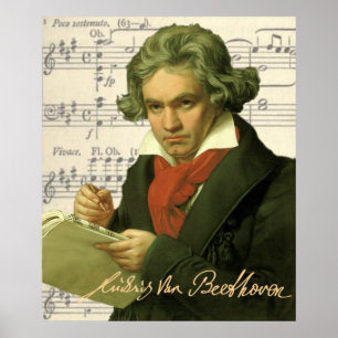 Póster Ludwig Van Beethoven