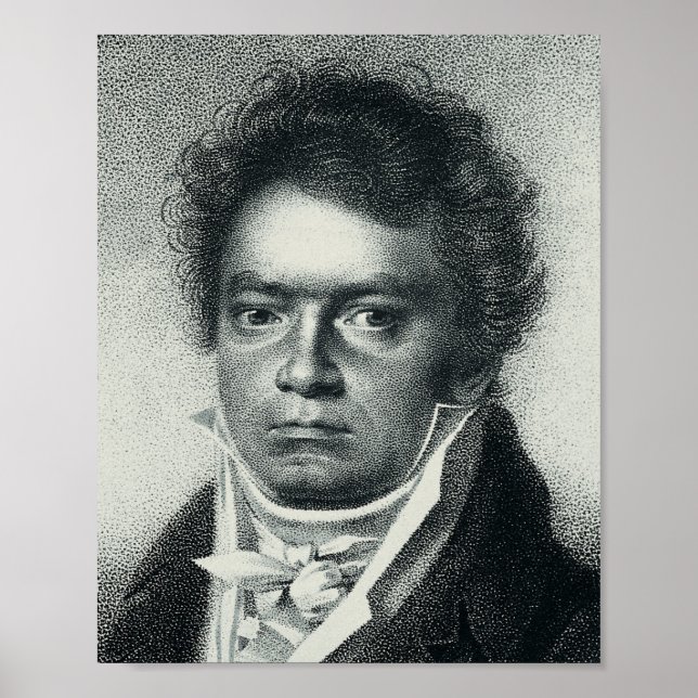 Poster Ludwig Van Beethoven Portrait (Frente)