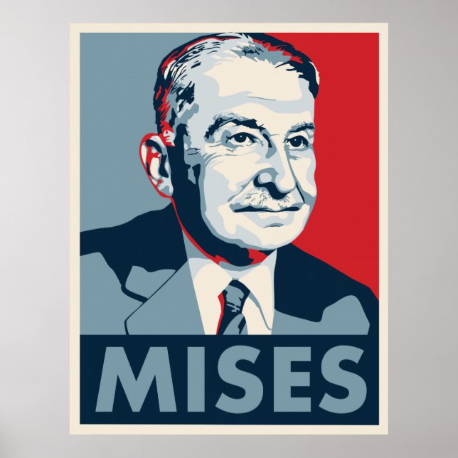 Poster Ludwig von Mises (Frente)