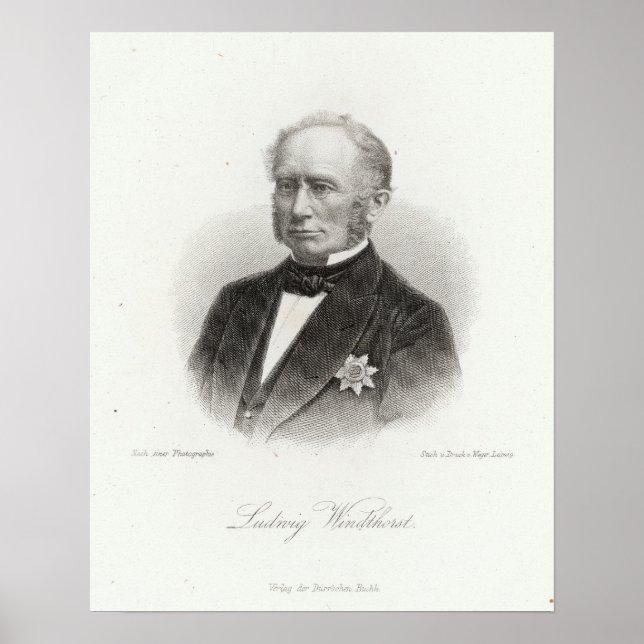 Póster Ludwig Windthorst (Frente)