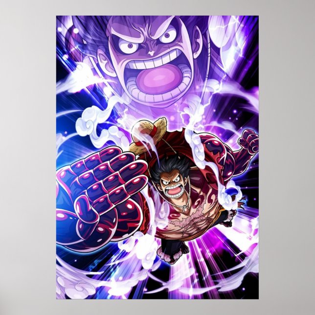 Poster Luffy Gear 4th (Frente)