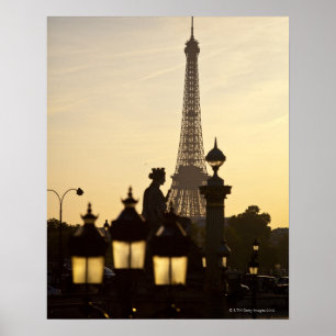 Póster Lugar de la Concorde, o quadrado o maior da cidade