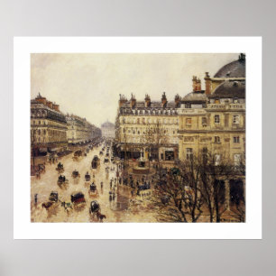 Poster Lugar du Teatro Francais, chuva